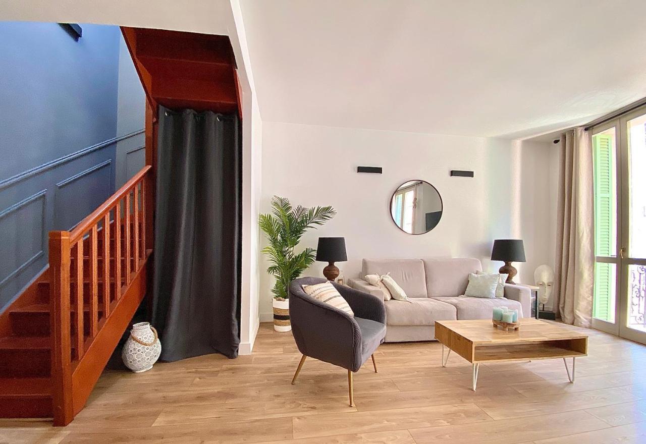 Bioves En Duplex-Climatisation-Centre Ville-Plage Menton Exteriör bild